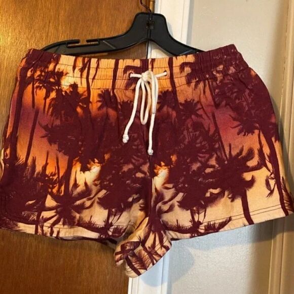 Urban Outfitters Out From Under Ellie Palm Tree Print Lounge Shorts M - Picture 6 of 6